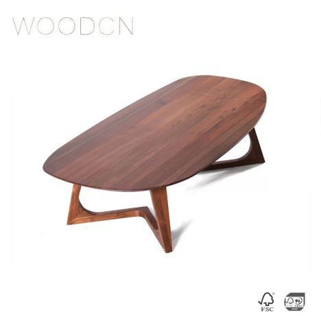 Tabl Te Pren Solet Gludiog Edge Walnut Black