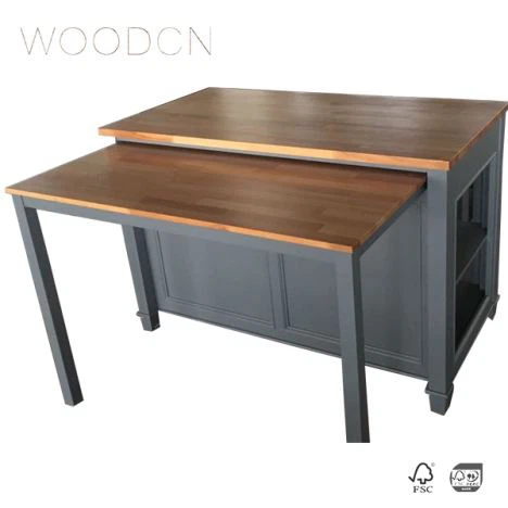 Cigydd Rwber Pren Blcok Cabinet Top