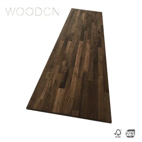 Countertop Bloc Cigydd Coed Cnau Ffrengig Du Solet