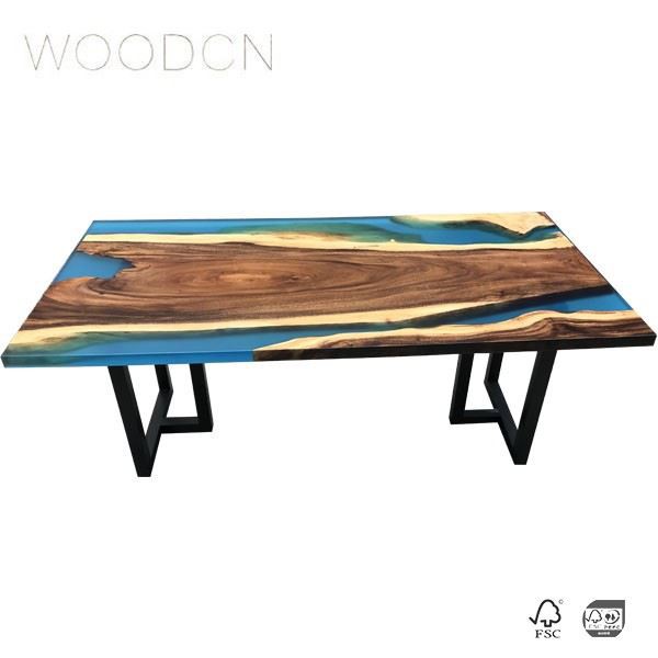 Walnut Wood Edge Glued Office Desk