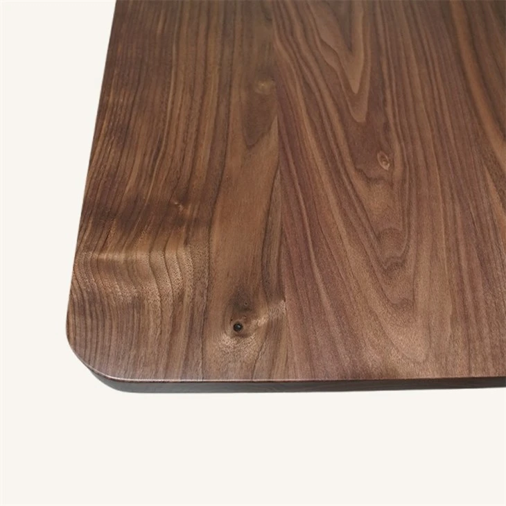 Solid North American Walnut Dining Table Natural Color Supplier high quality